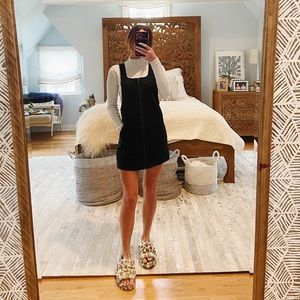 Forever 21 | Green Corduroy Overall Dress